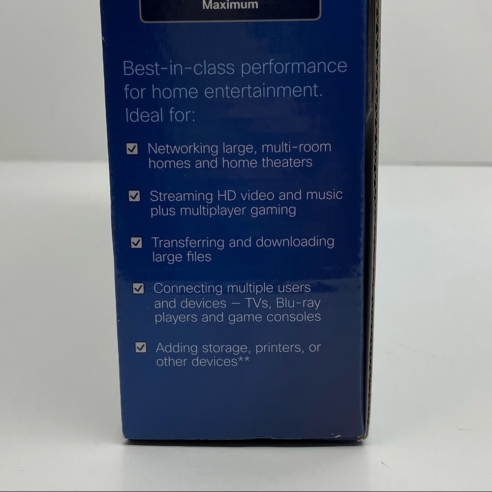 Cisco Linksys E4200 Maximum Performance Dual-Band N Router w/Box, SetUp Disc - Picture 4 of 16